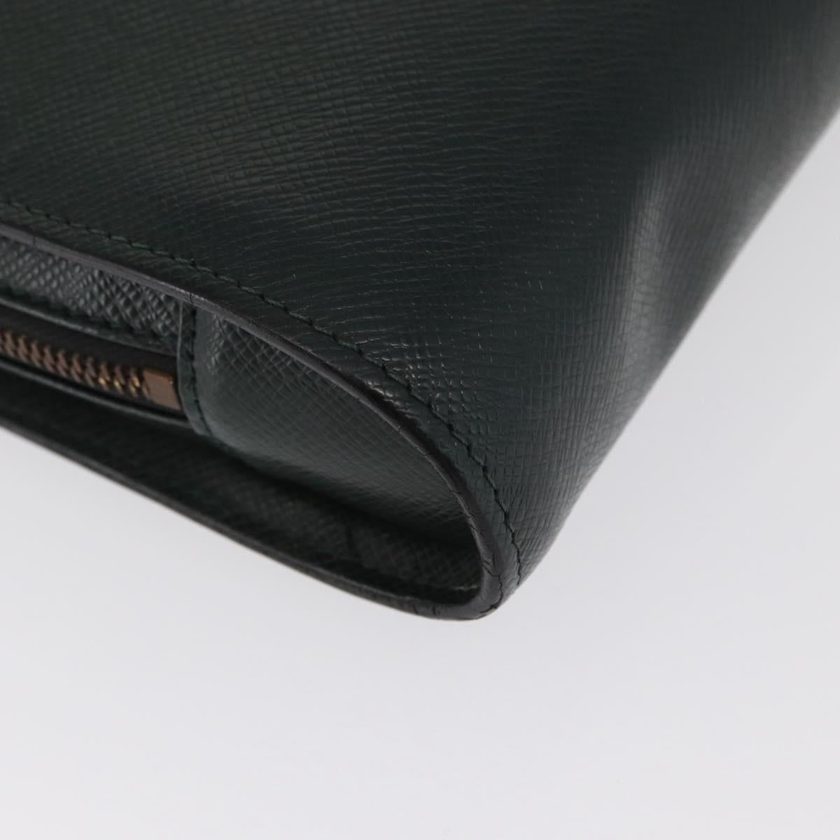 LOUIS VUITTON Taiga Baikal Clutch Bag Epicea M30184 LV Auth 169738