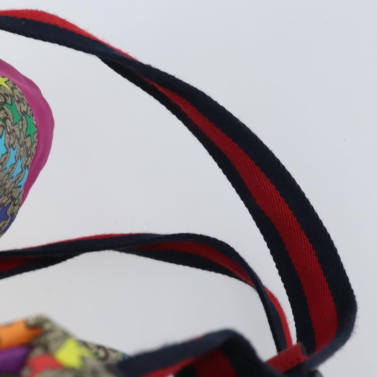 GUCCI Children's Sherry Line GG Supreme Backpack PVC Red 550775 Auth 169760V