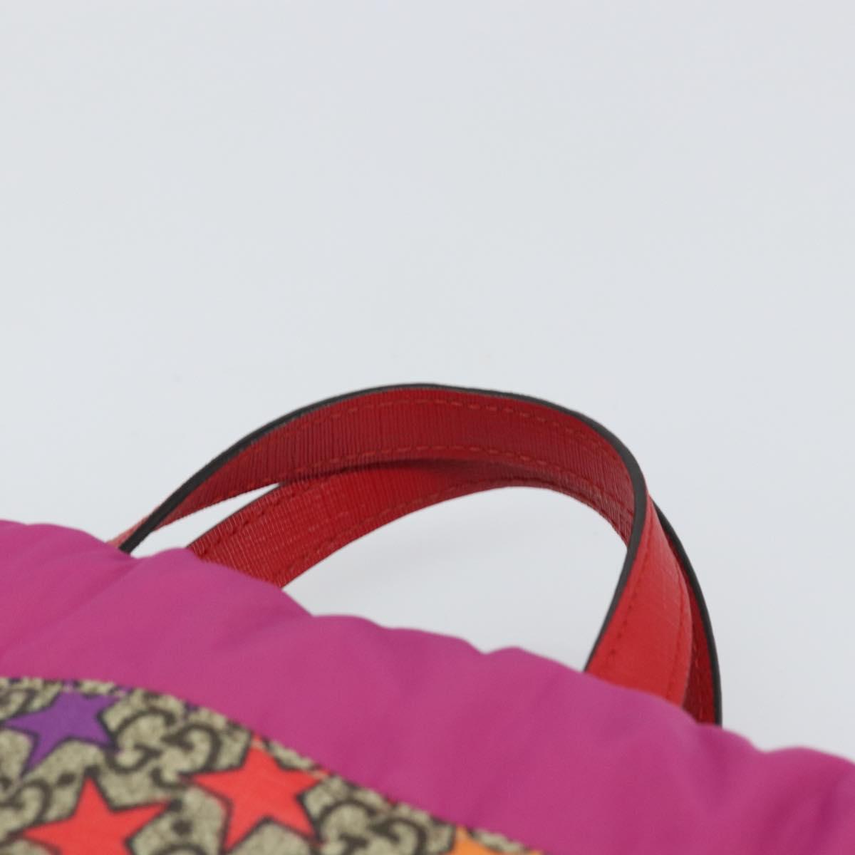 GUCCI Children's Sherry Line GG Supreme Backpack PVC Red 550775 Auth 169760V