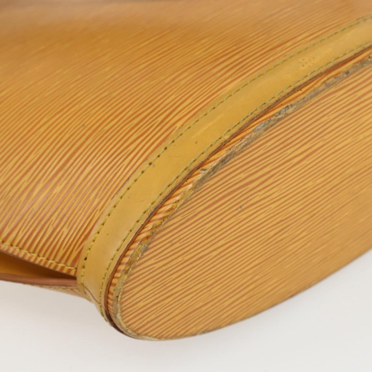 LOUIS VUITTON Epi Saint Jacques Hand Bag Yellow M52279 LV Auth 169774