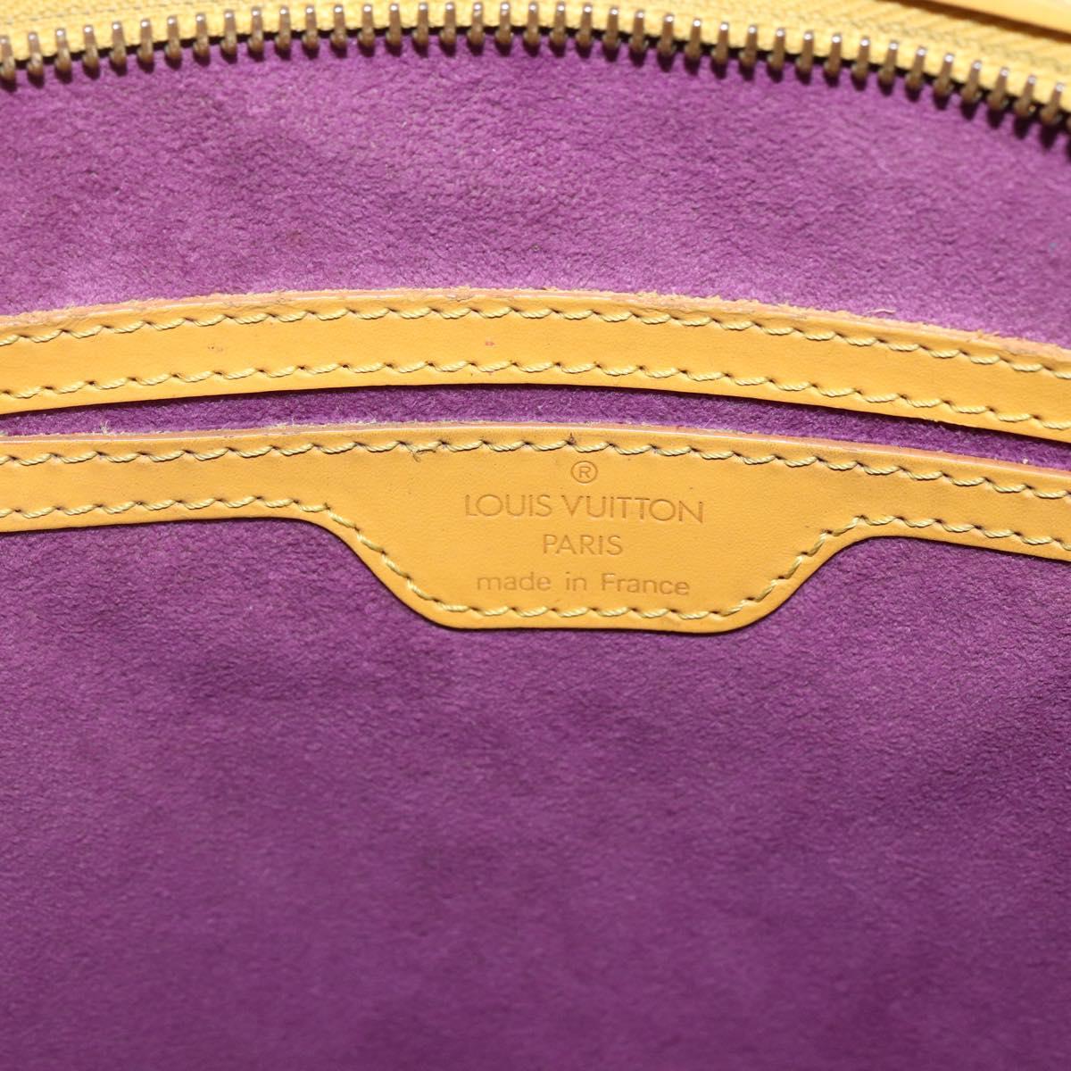 LOUIS VUITTON Epi Saint Jacques Hand Bag Yellow M52279 LV Auth 169774