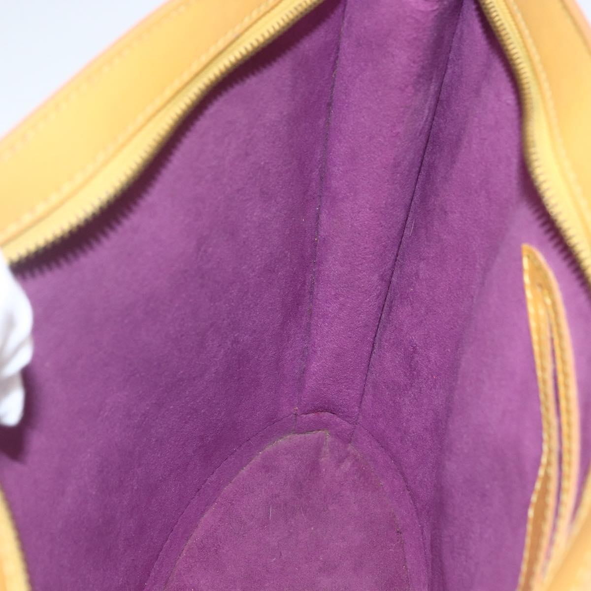 LOUIS VUITTON Epi Saint Jacques Hand Bag Yellow M52279 LV Auth 169774