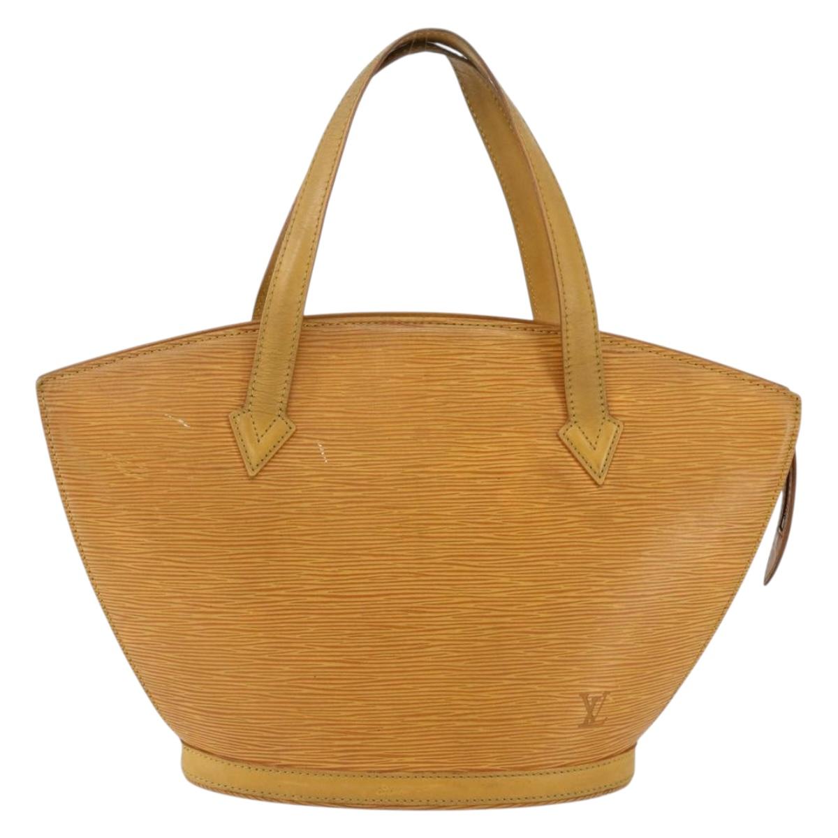 LOUIS VUITTON Epi Saint Jacques Hand Bag Yellow M52279 LV Auth 169774