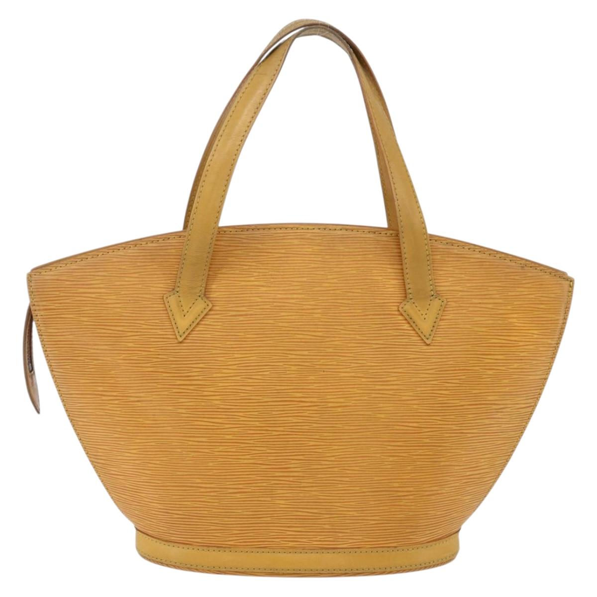 LOUIS VUITTON Epi Saint Jacques Hand Bag Yellow M52279 LV Auth 169774
