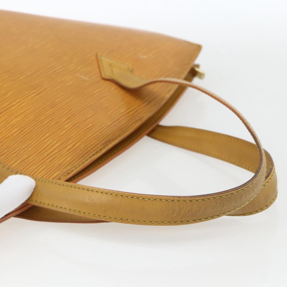 LOUIS VUITTON Epi Saint Jacques Hand Bag Yellow M52279 LV Auth 169774