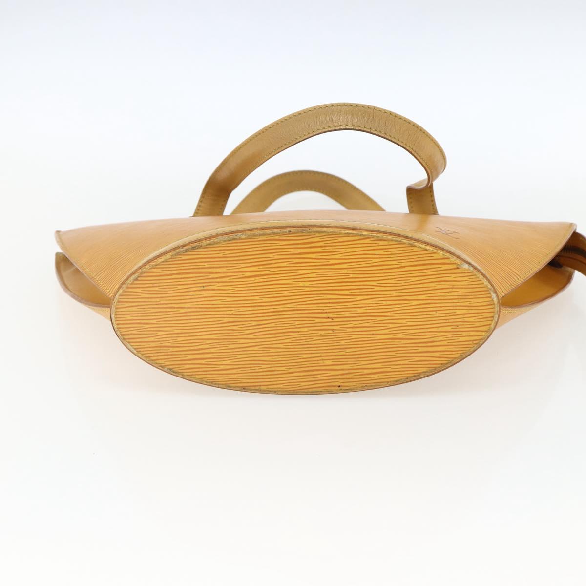 LOUIS VUITTON Epi Saint Jacques Hand Bag Yellow M52279 LV Auth 169774