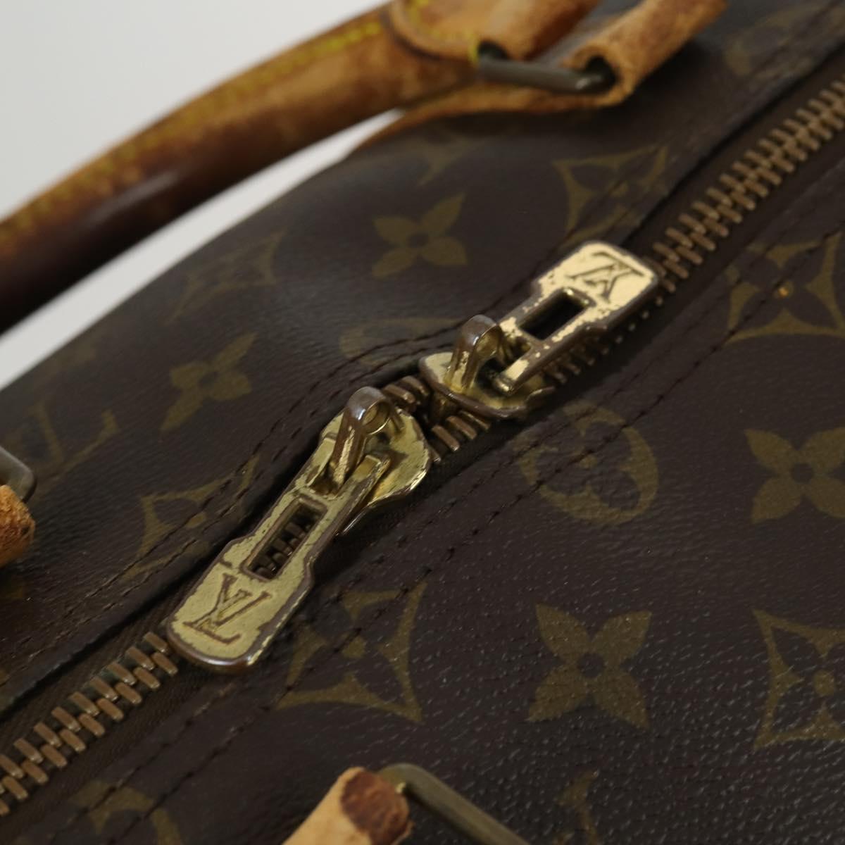LOUIS VUITTON Monogram Keepall Bandouliere 50 Boston Bag M41416 LV Auth 169785