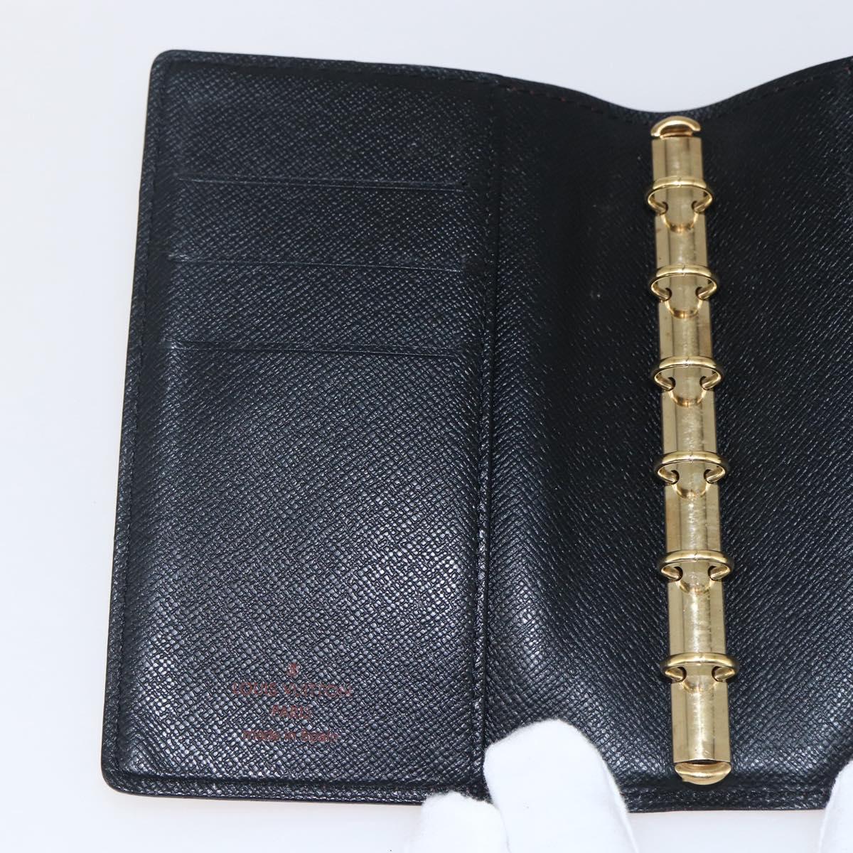 LOUIS VUITTON Epi Agenda PM Day Planner Cover Red R20057 LV Auth 169789