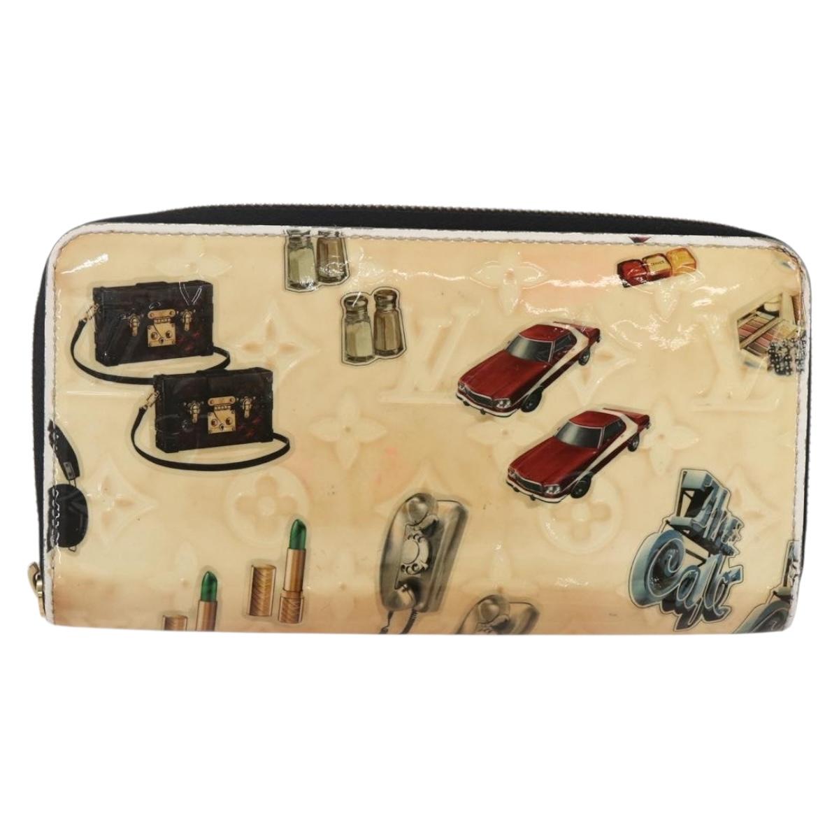 LOUIS VUITTON Monogram Vernis Nicolas Ghesquire Zippy Wallet M50370 Auth 169792