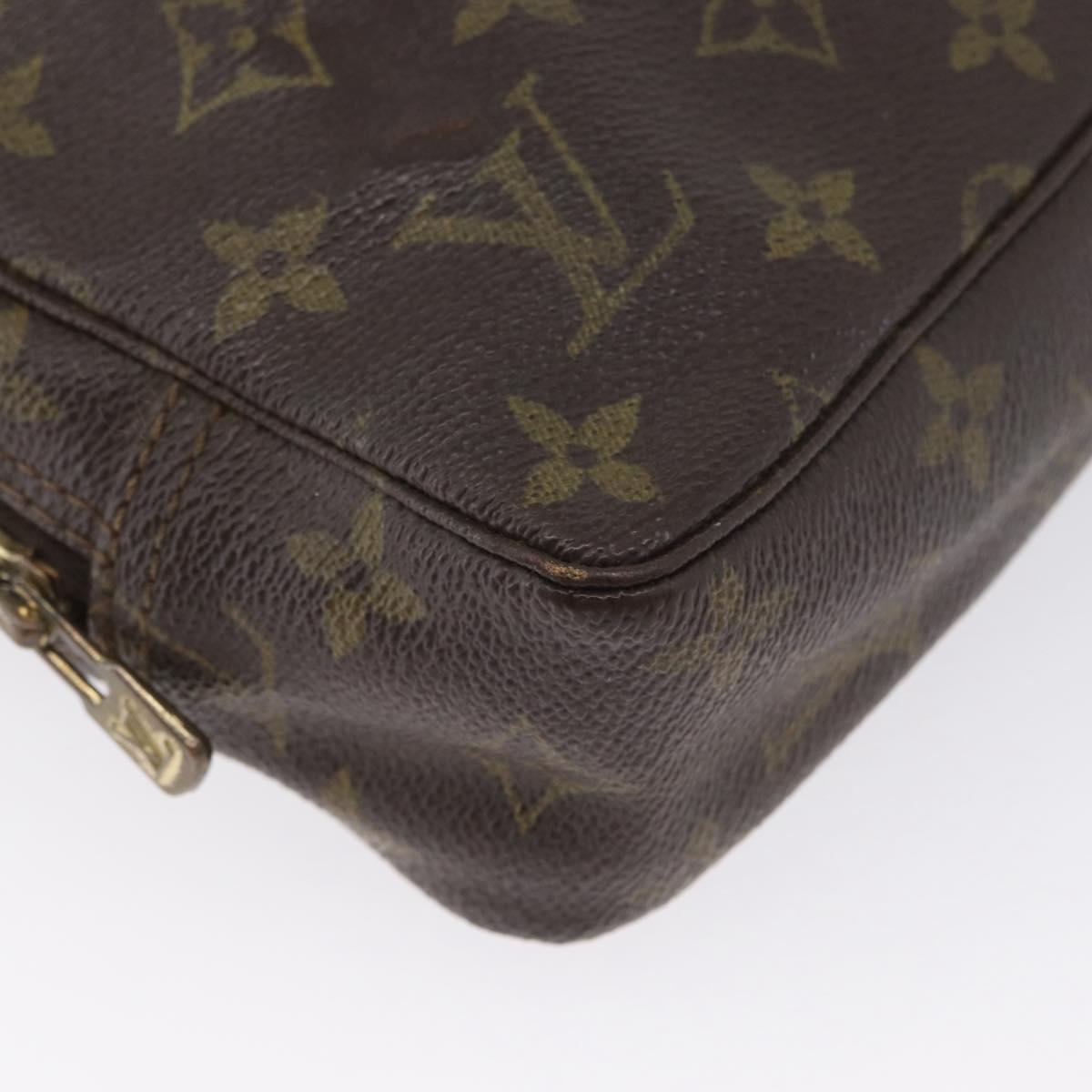 LOUIS VUITTON Monogram Trousse Toilette 23 Clutch Bag M47524 LV Auth 169796