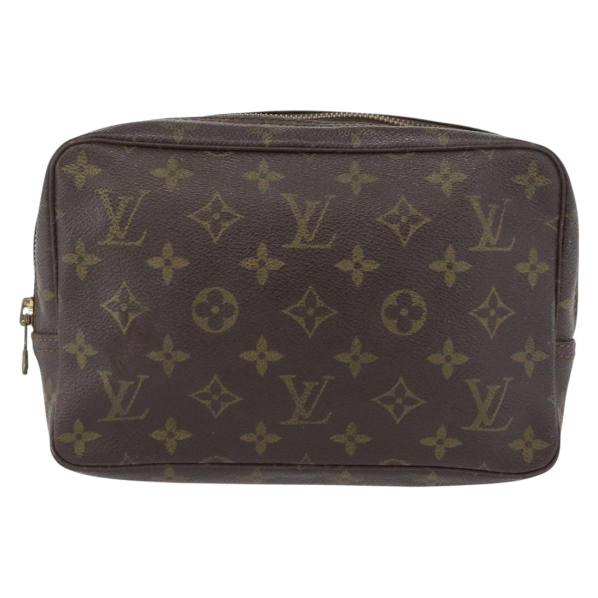 LOUIS VUITTON Monogram Trousse Toilette 23 Clutch Bag M47524 LV Auth 169796