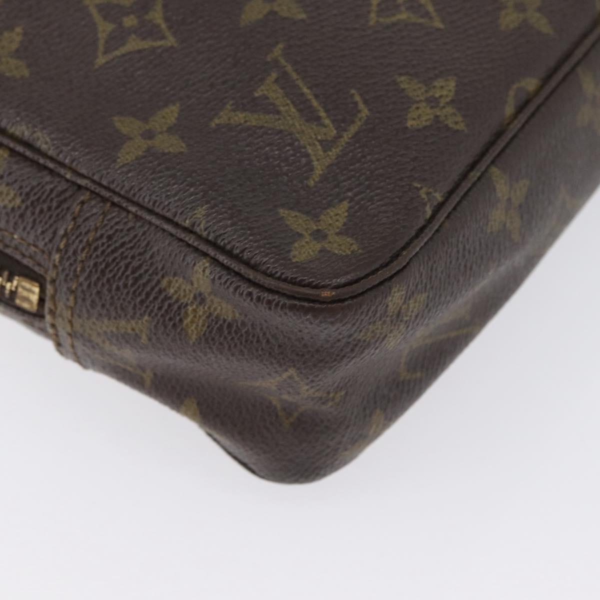 LOUIS VUITTON Monogram Trousse Toilette 23 Clutch Bag M47524 LV Auth 169796