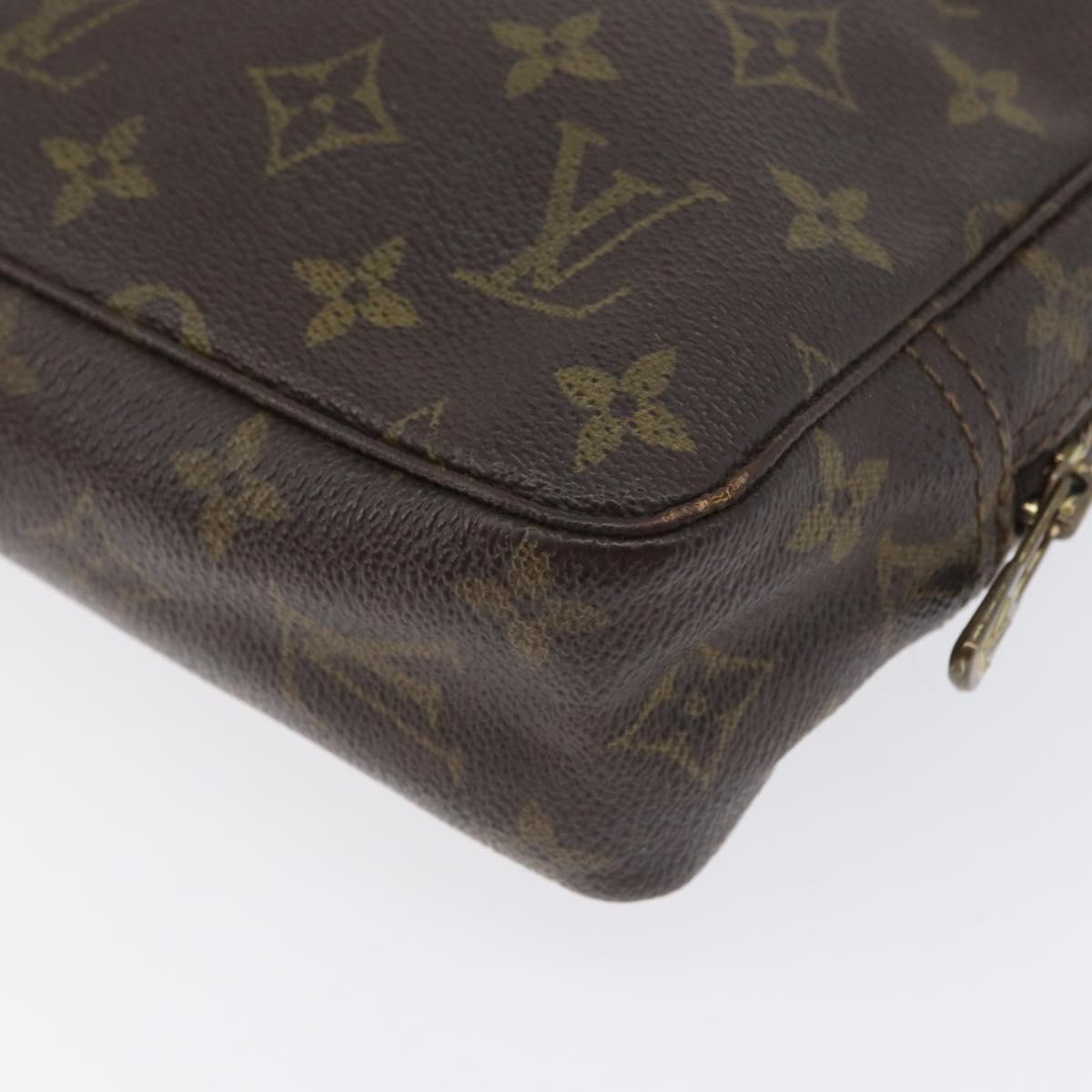 LOUIS VUITTON Monogram Trousse Toilette 23 Clutch Bag M47524 LV Auth 169796