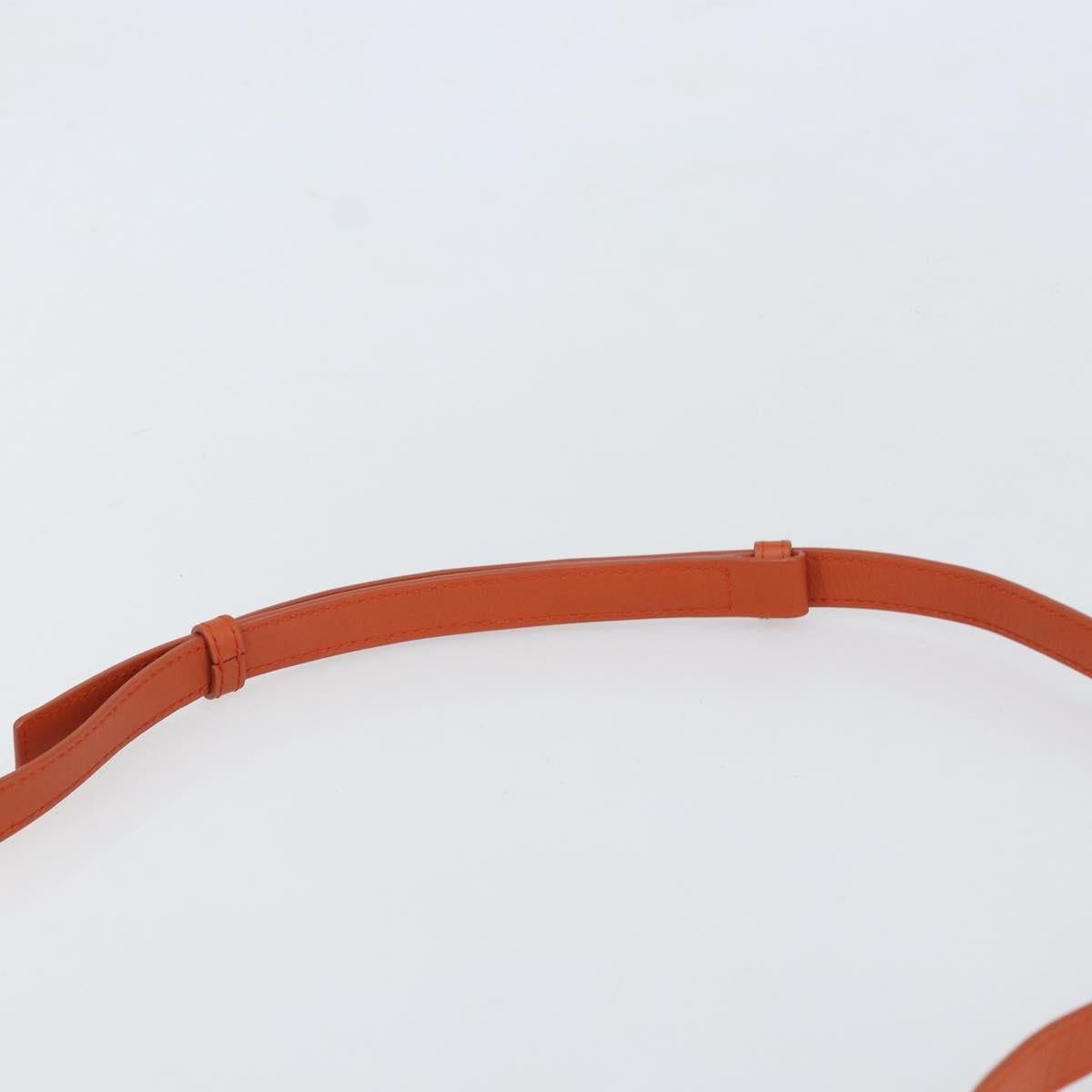 BOTTEGA VENETA Chain Shoulder Bag Leather 2way Brown Gold Auth 169800V