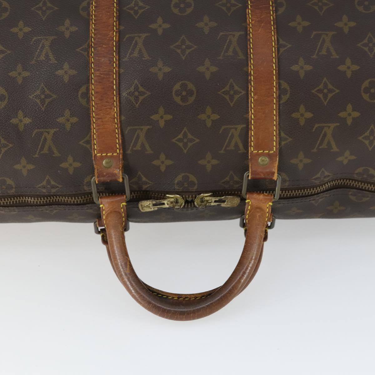 LOUIS VUITTON Monogram Keepall 50 Boston Bag M41426 LV Auth 169807