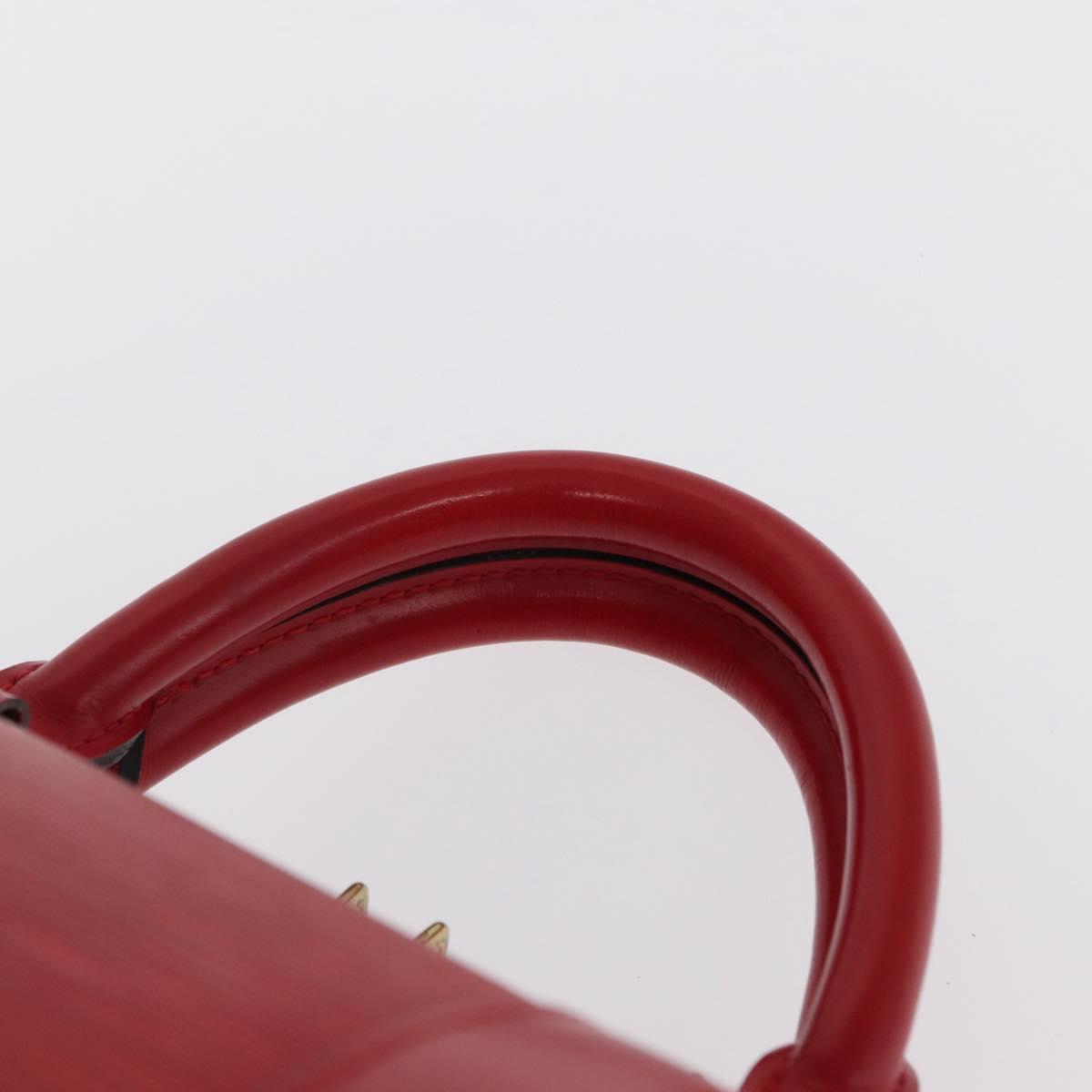 LOUIS VUITTON Epi Keepall 55 Boston Bag Red M42957 LV Auth 169814V