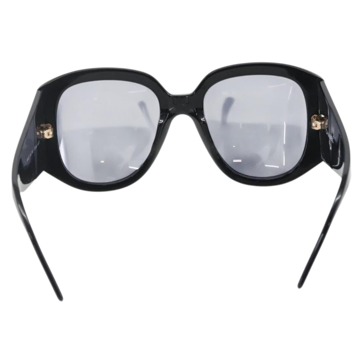 CHANEL Sunglasses plastic Black CC Auth 169816V