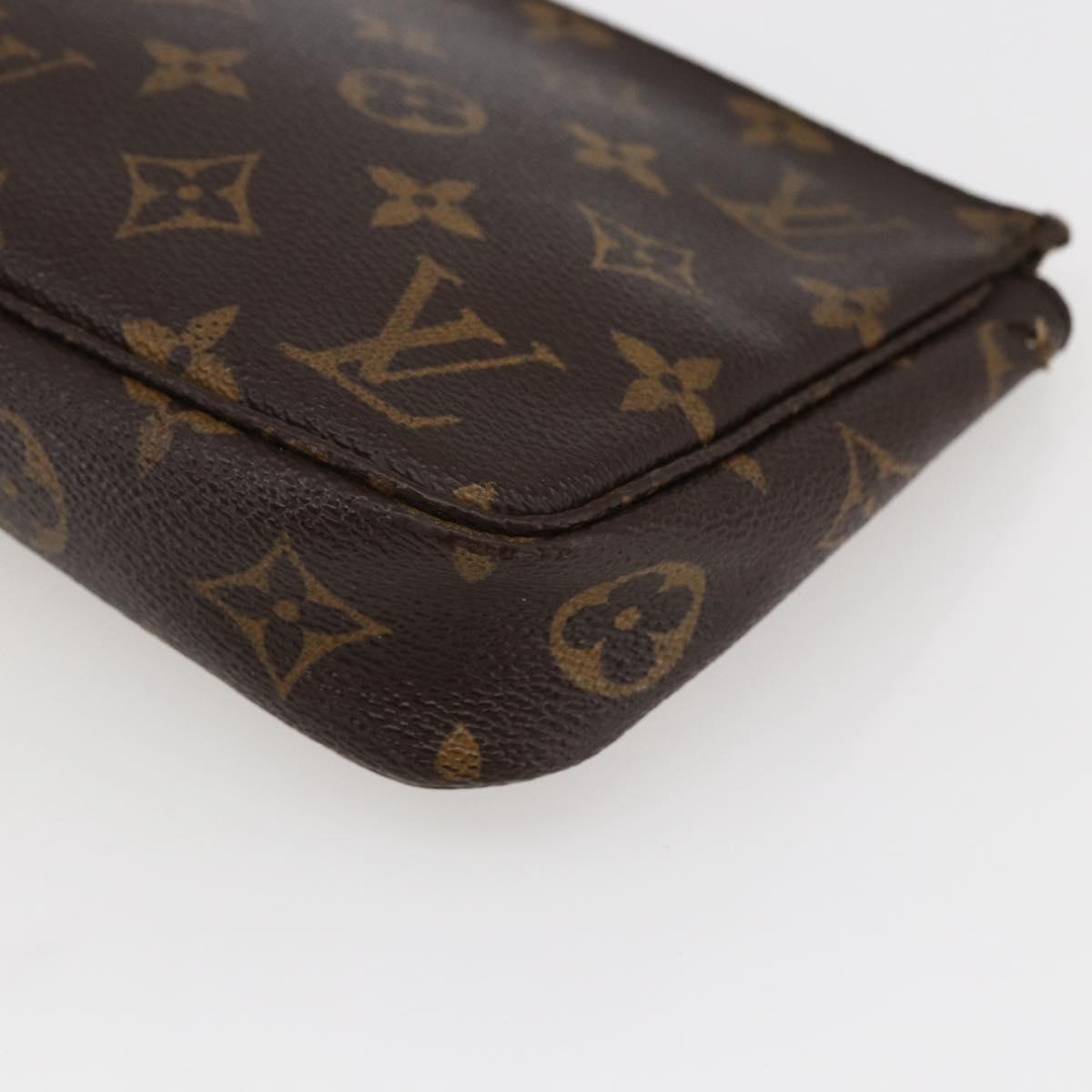 LOUIS VUITTON Monogram Pochette Accessoires Pouch M51980 LV Auth 169819