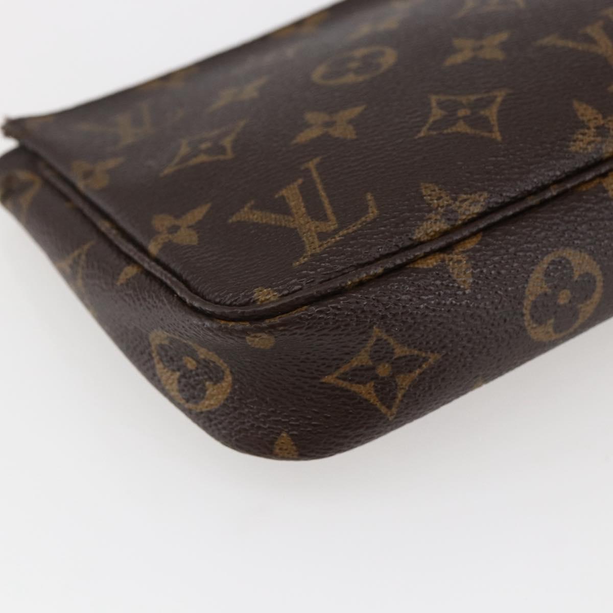 LOUIS VUITTON Monogram Pochette Accessoires Pouch M51980 LV Auth 169819