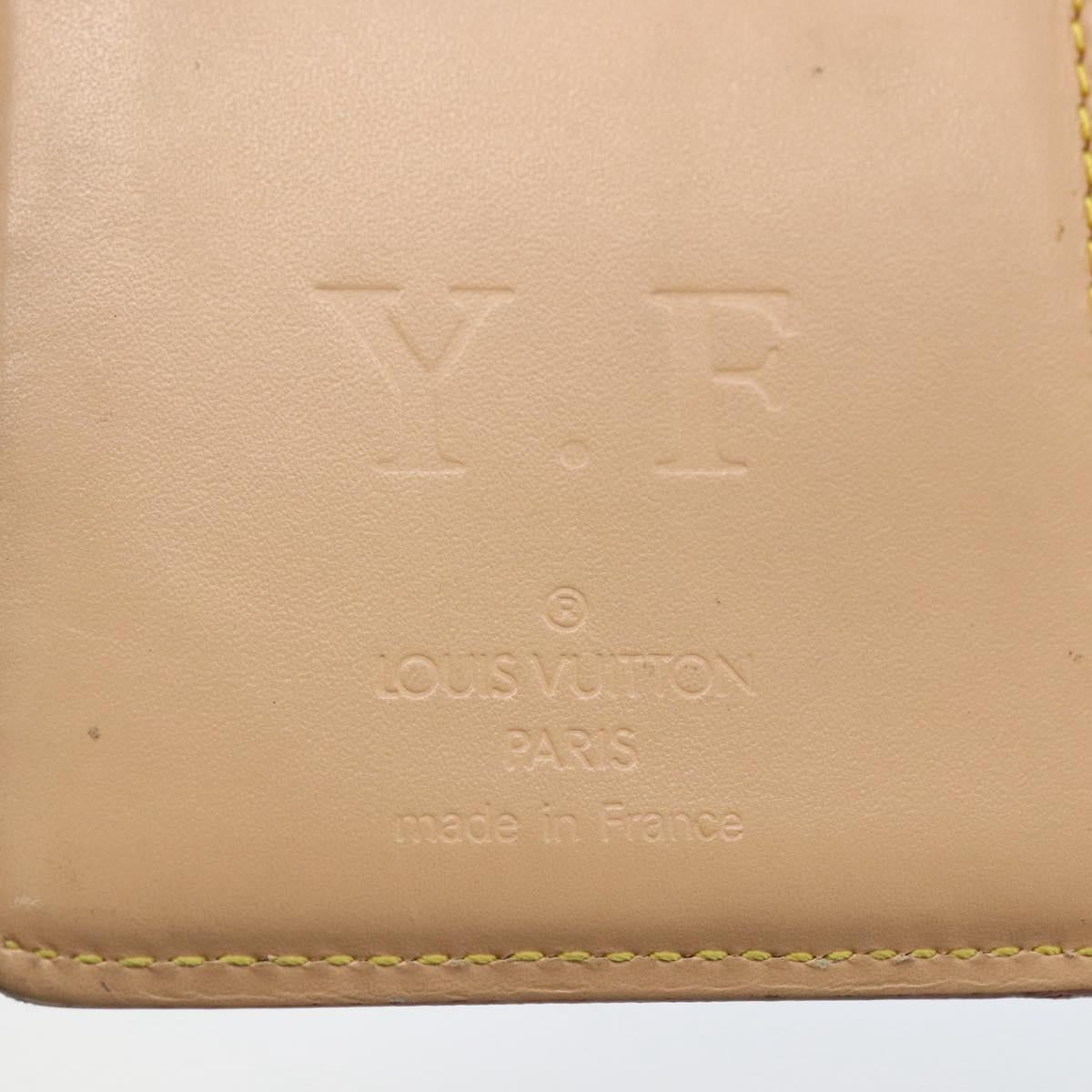LOUIS VUITTON Multicolor Porte MonnaieViennois Wallet White M92987 Auth 169820