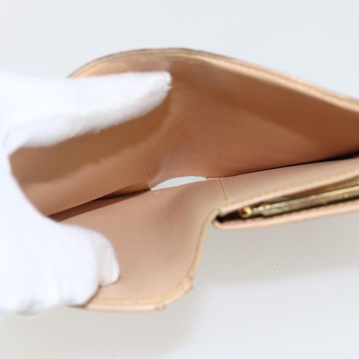 LOUIS VUITTON Multicolor Porte MonnaieViennois Wallet White M92987 Auth 169820