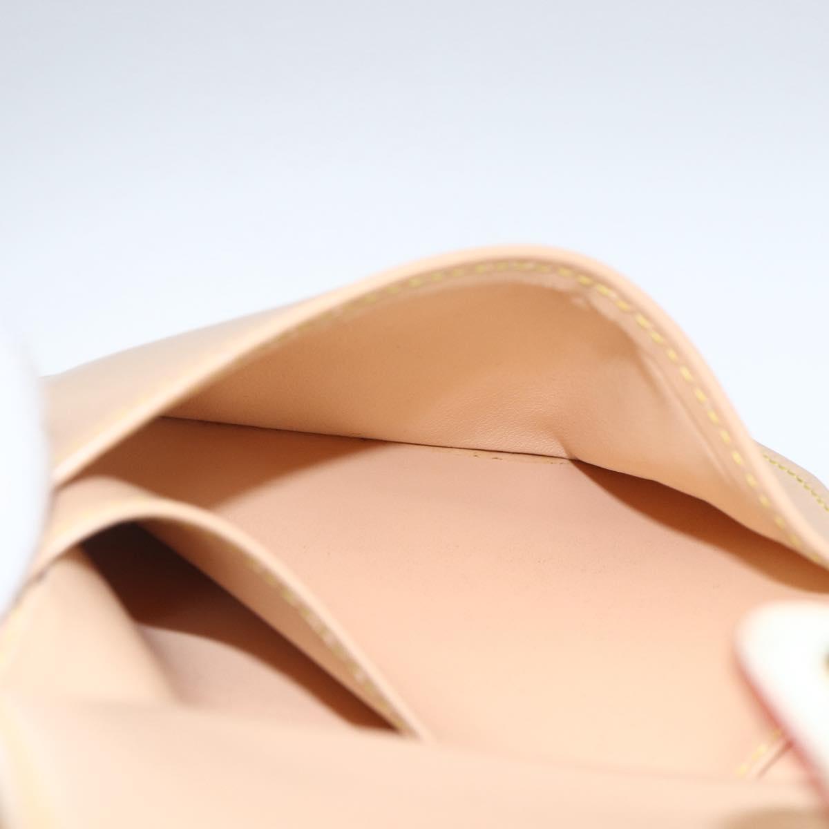 LOUIS VUITTON Multicolor Porte MonnaieViennois Wallet White M92987 Auth 169820