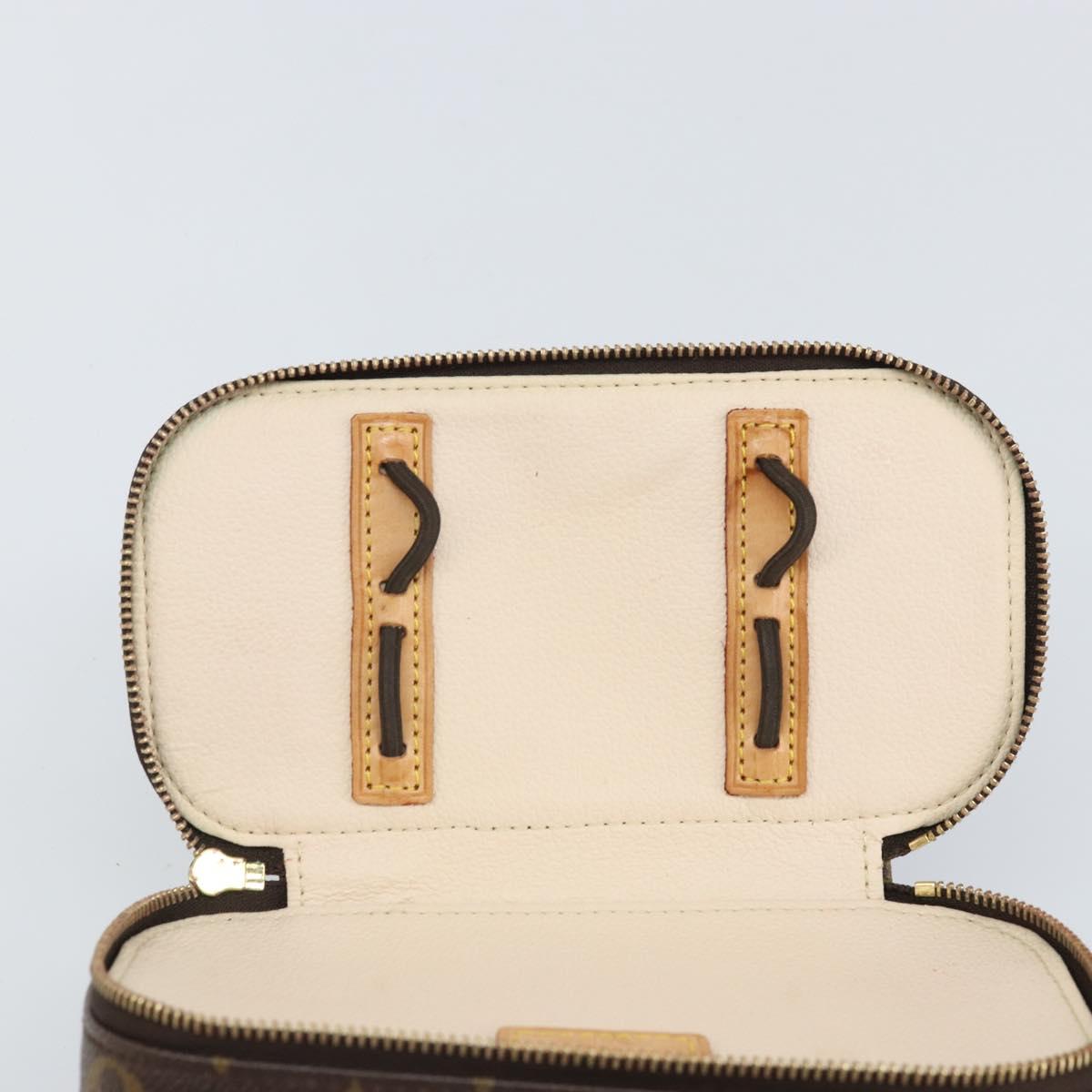 LOUIS VUITTON Monogram Trousse Brush PM Cosmetic Pouch M47510 LV Auth 169827V