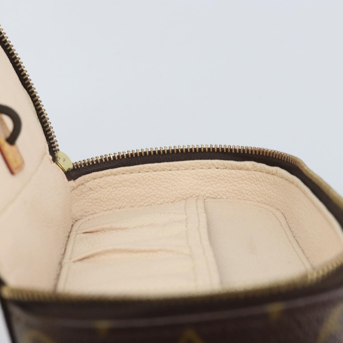 LOUIS VUITTON Monogram Trousse Brush PM Cosmetic Pouch M47510 LV Auth 169827V