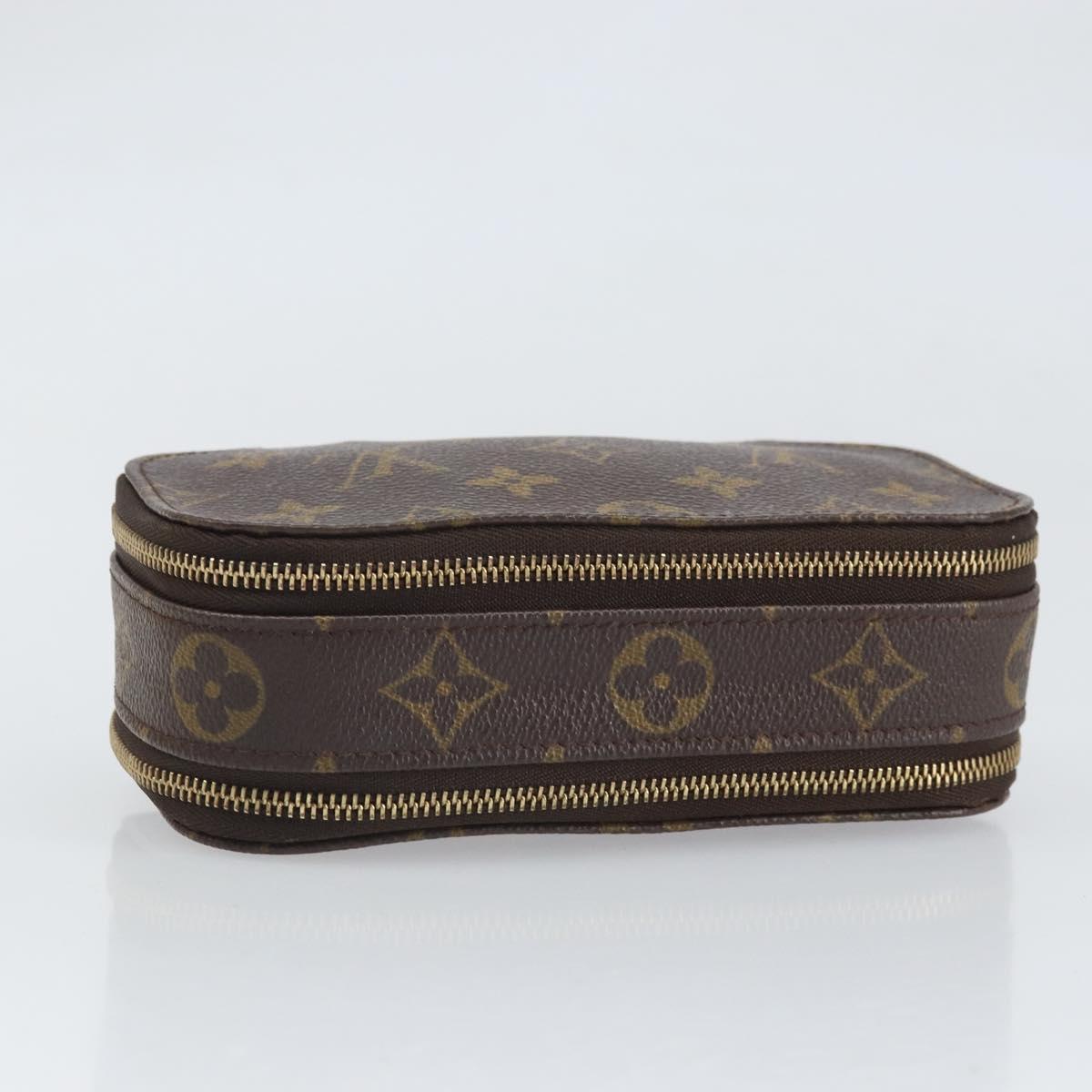 LOUIS VUITTON Monogram Trousse Brush PM Cosmetic Pouch M47510 LV Auth 169827V