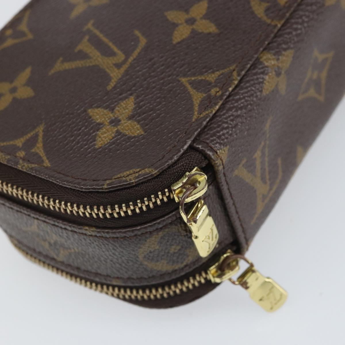 LOUIS VUITTON Monogram Trousse Brush PM Cosmetic Pouch M47510 LV Auth 169827V