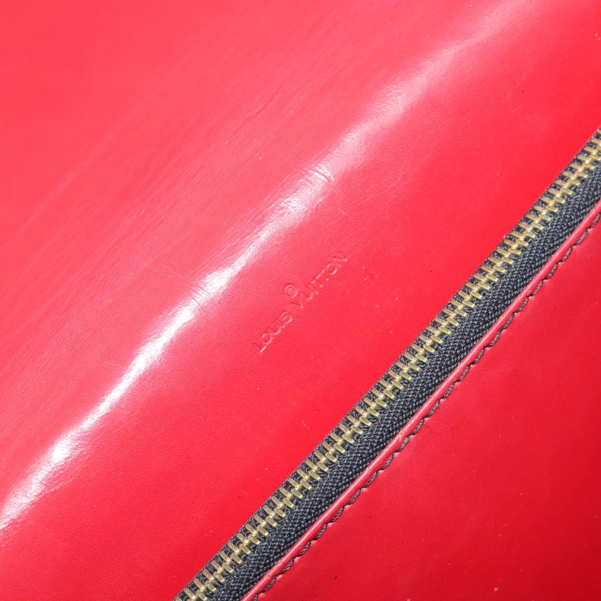 LOUIS VUITTON Epi Free Run Bicolor Shoulder Bag Red Black M52417 LV Auth 169843