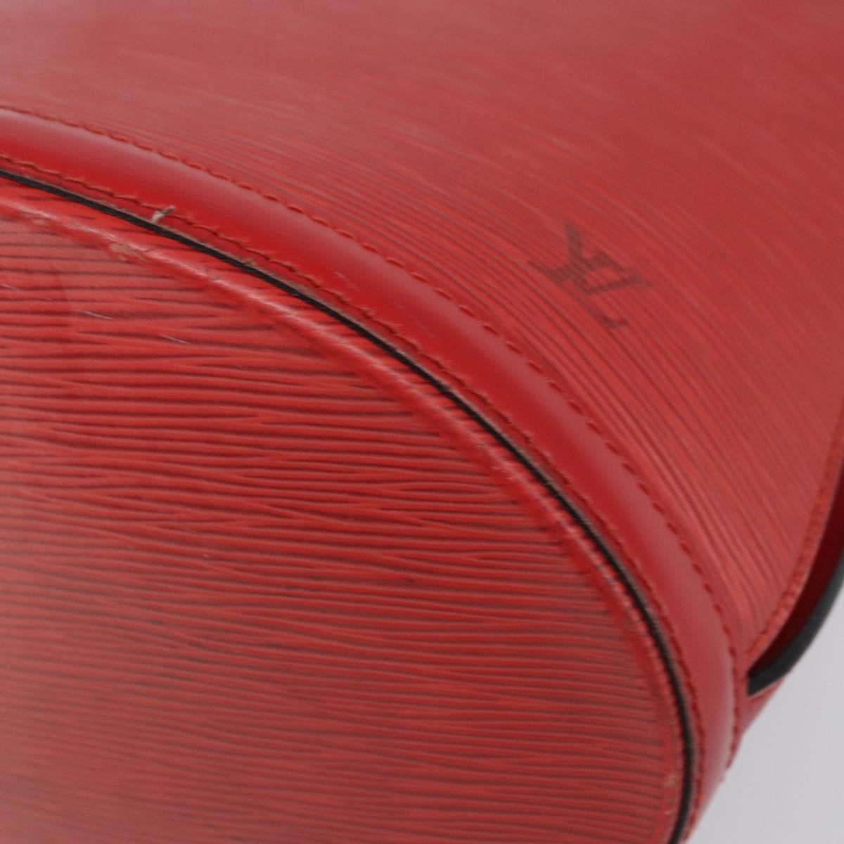 LOUIS VUITTON Epi Cluny Shoulder Bag Red M52257 LV Auth 169849