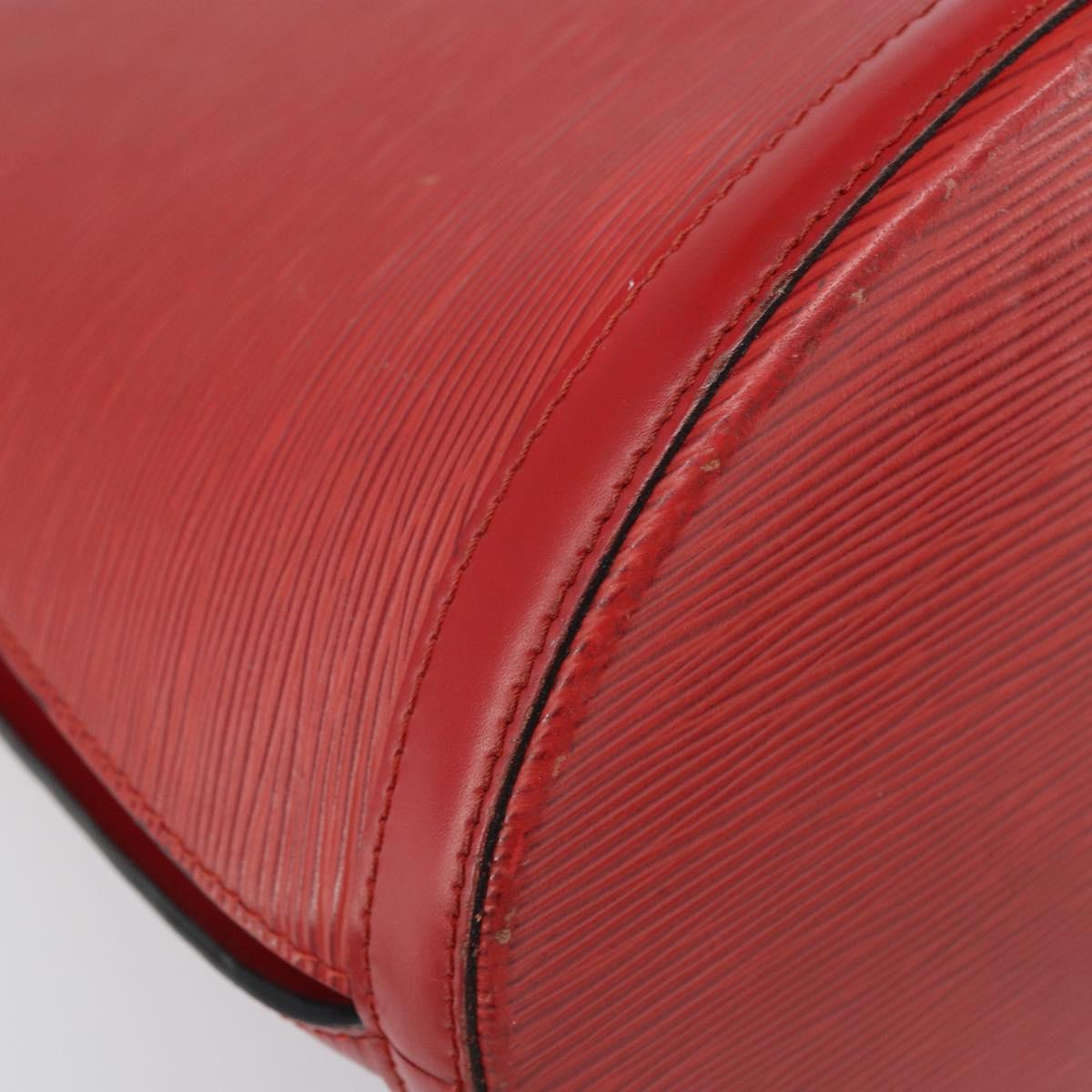 LOUIS VUITTON Epi Cluny Shoulder Bag Red M52257 LV Auth 169849