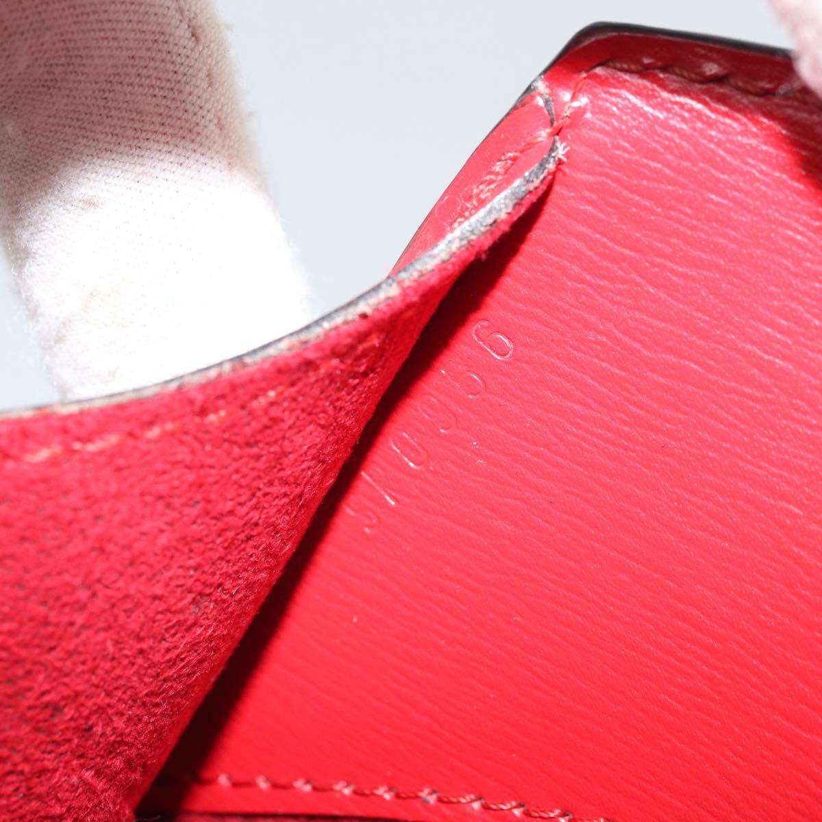 LOUIS VUITTON Epi Cluny Shoulder Bag Red M52257 LV Auth 169849