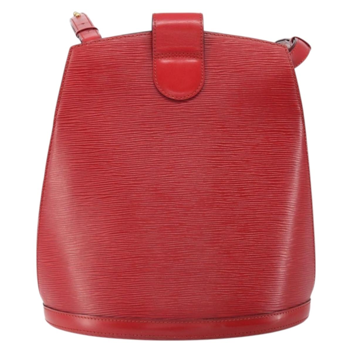 LOUIS VUITTON Epi Cluny Shoulder Bag Red M52257 LV Auth 169849