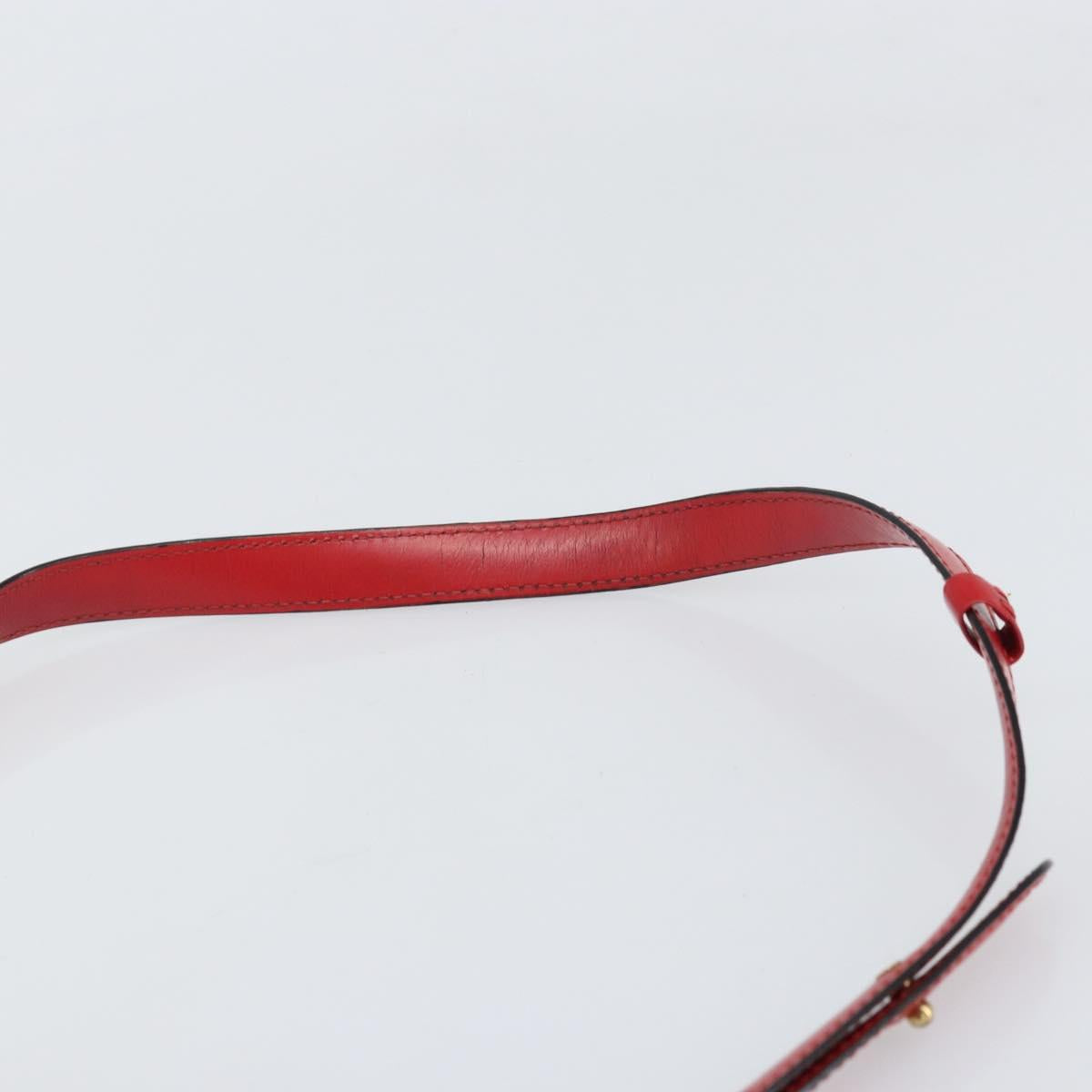 LOUIS VUITTON Epi Cluny Shoulder Bag Red M52257 LV Auth 169849