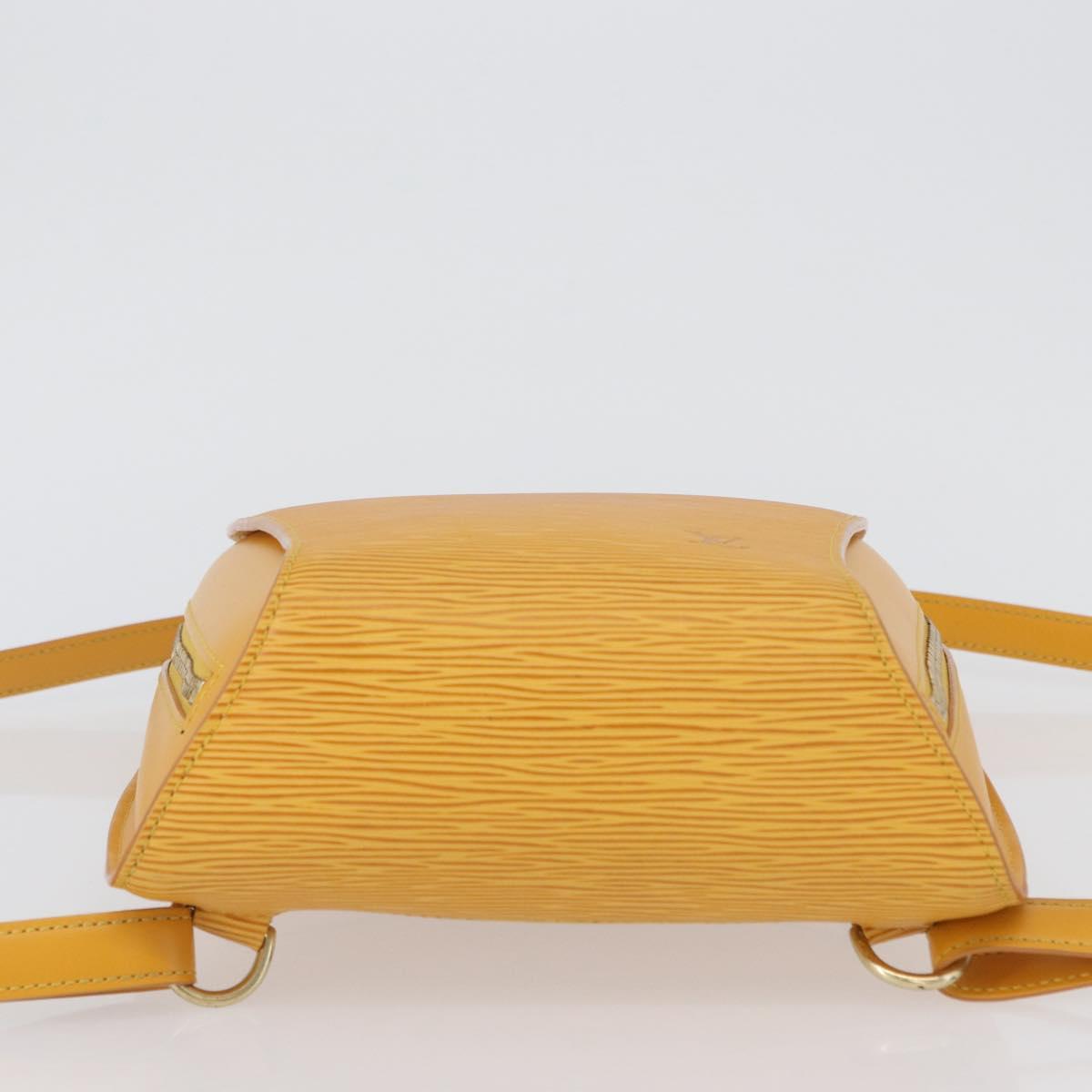 LOUIS VUITTON Epi Mabillon Backpack Yellow M52239 LV Auth 169867A