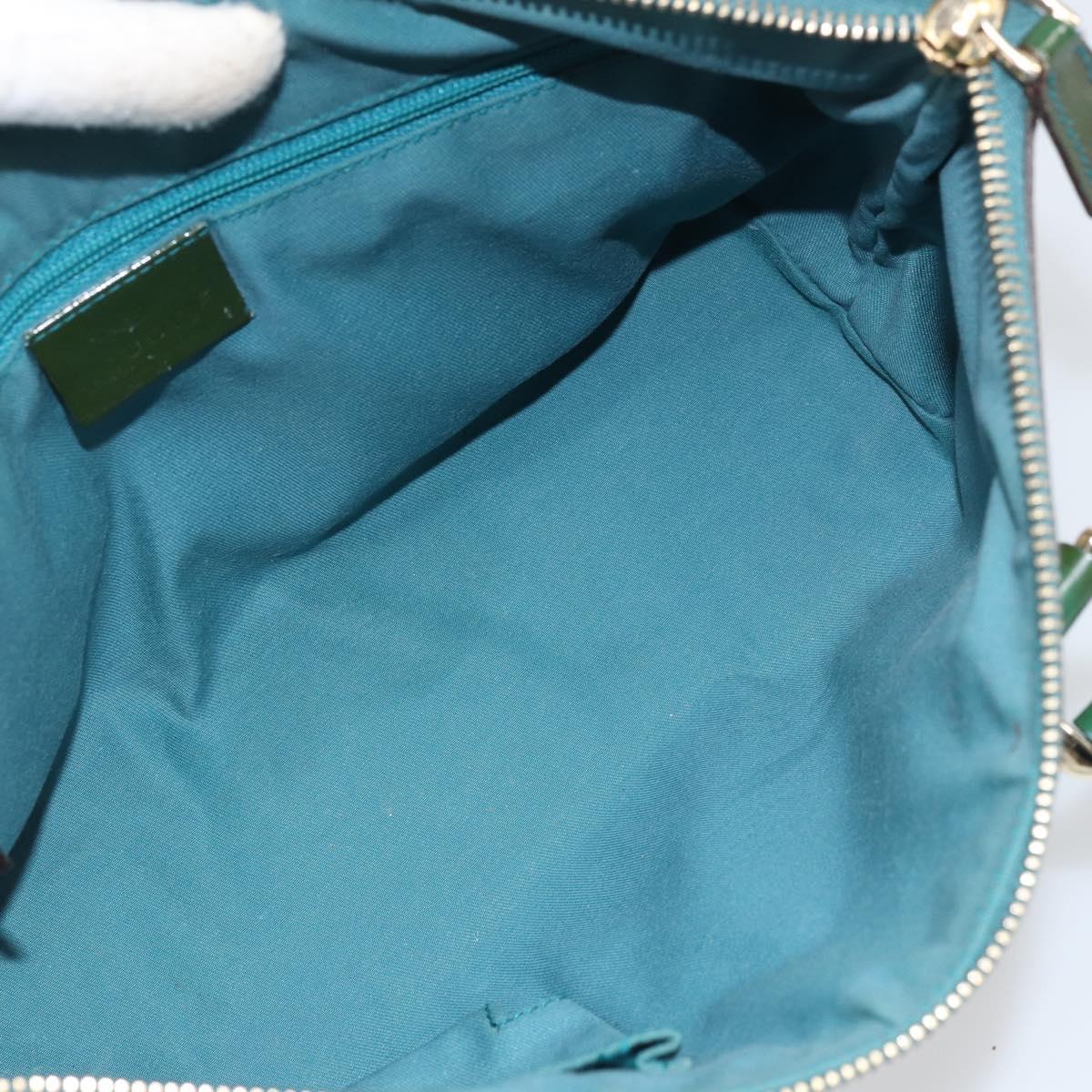 GUCCI Abbey GG Canvas Hand Bag Beige Gold 141471 Auth 169868