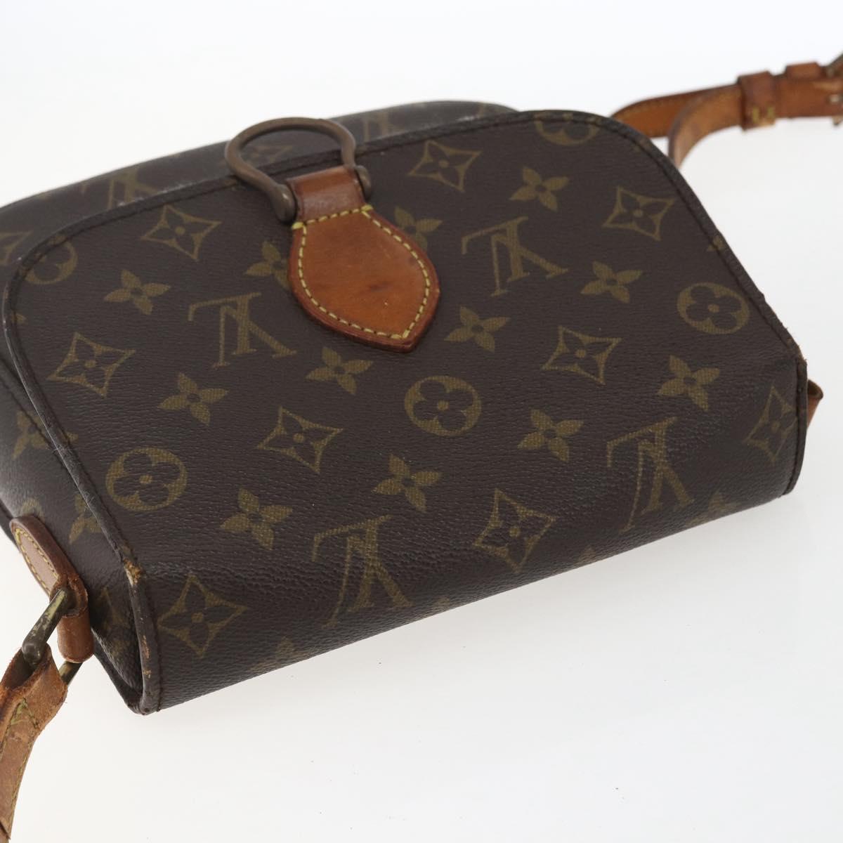 LOUIS VUITTON Monogram Saint Cloud MM Shoulder Bag M51243 LV Auth 169871