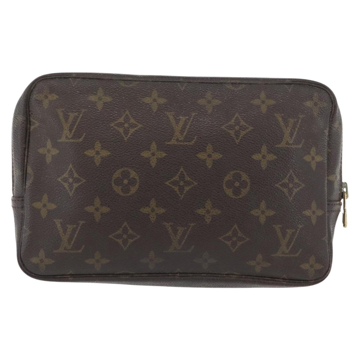 LOUIS VUITTON Monogram Trousse Toilette 23 Clutch Bag M47524 LV Auth 169872