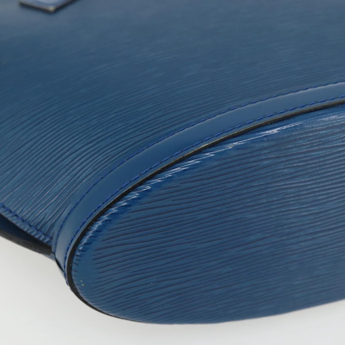 LOUIS VUITTON Epi Saint Jacques Shoulder Bag Blue M52275 LV Auth 169873