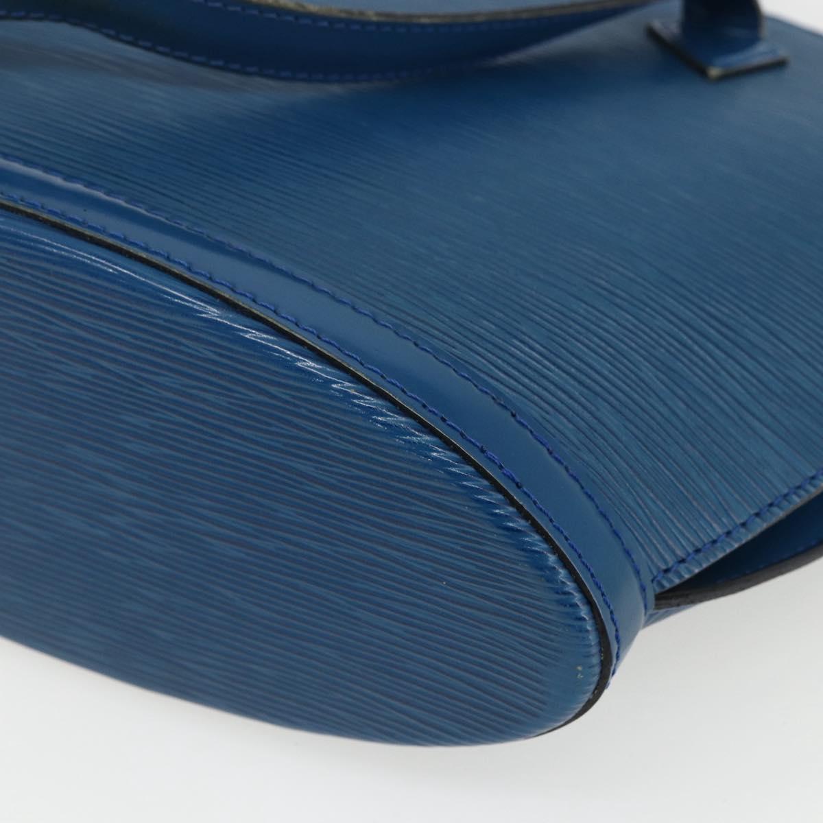 LOUIS VUITTON Epi Saint Jacques Shoulder Bag Blue M52275 LV Auth 169873