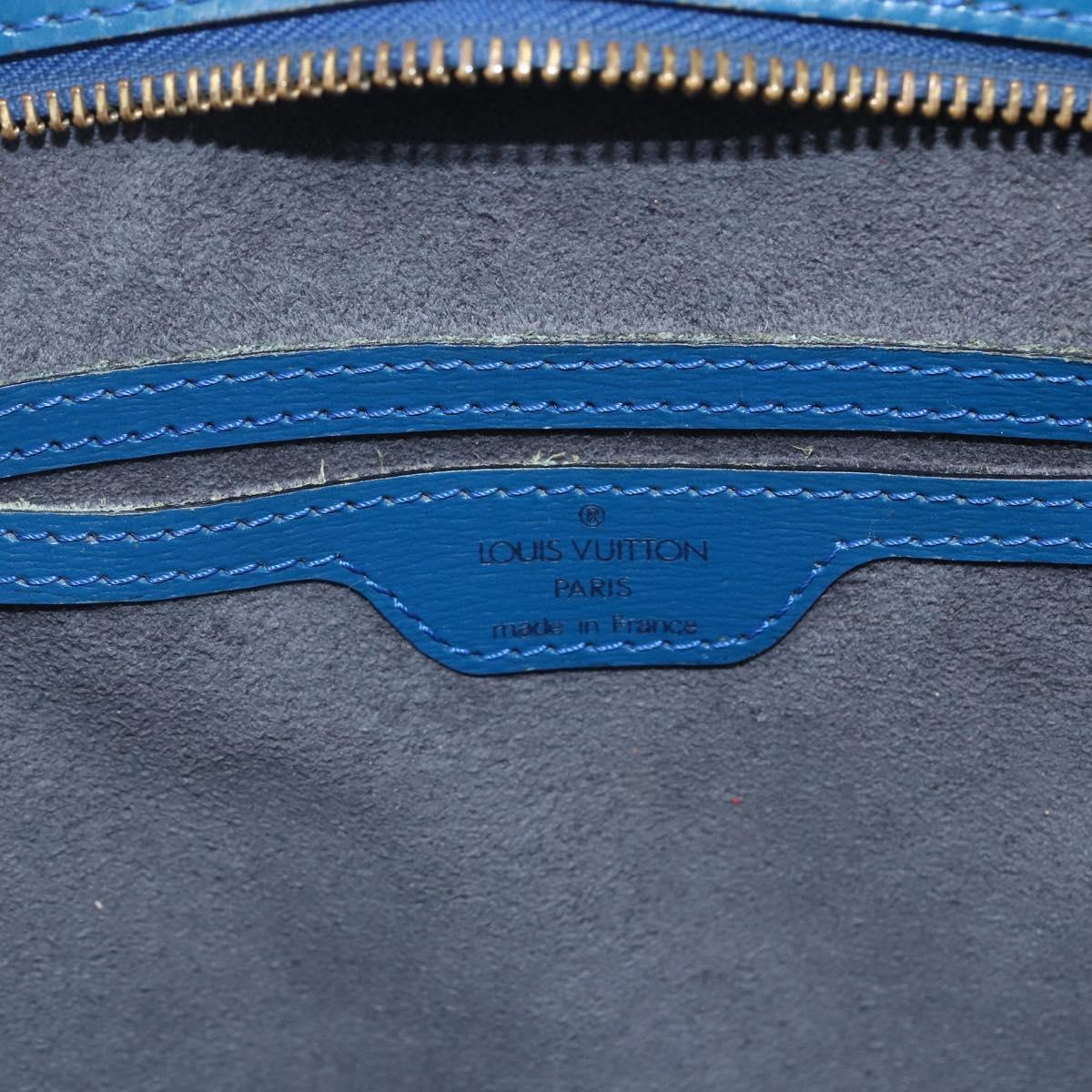 LOUIS VUITTON Epi Saint Jacques Shoulder Bag Blue M52275 LV Auth 169873