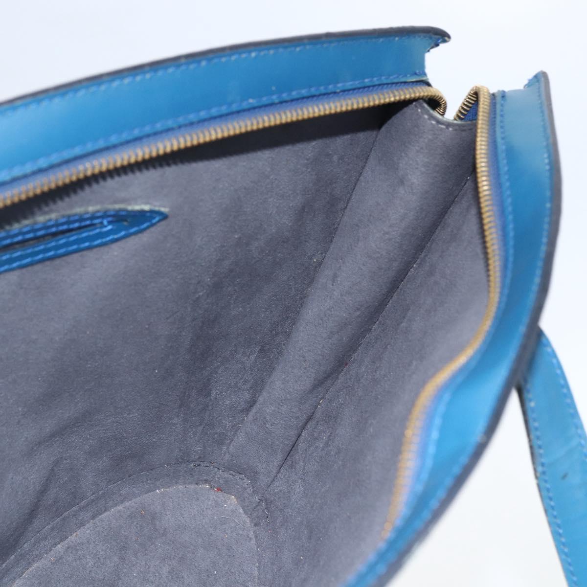 LOUIS VUITTON Epi Saint Jacques Shoulder Bag Blue M52275 LV Auth 169873