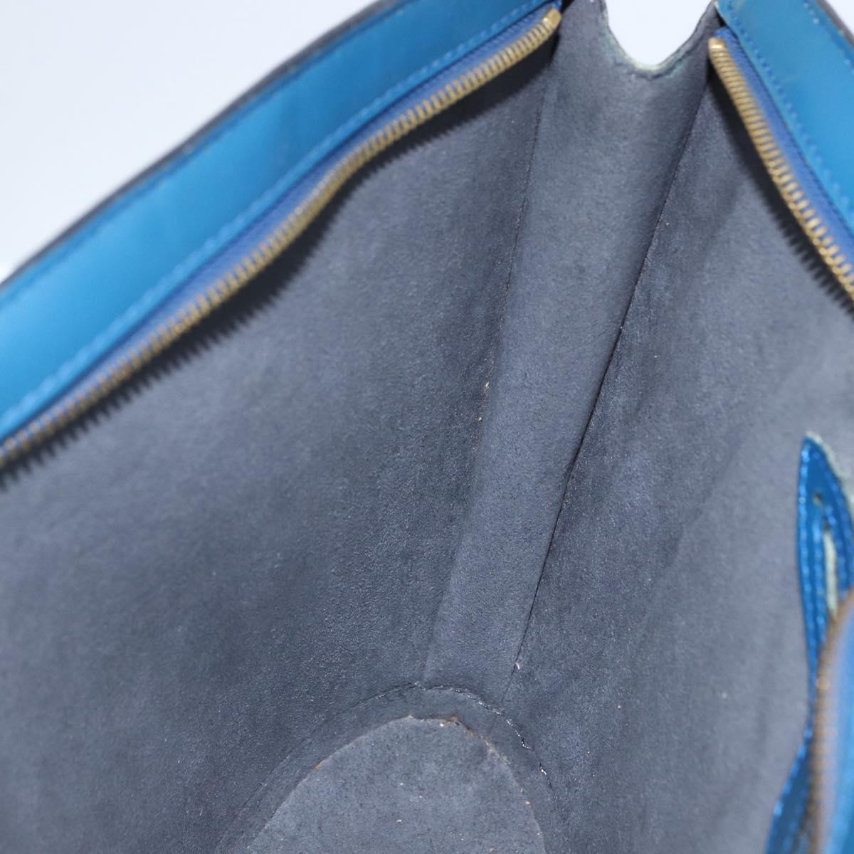 LOUIS VUITTON Epi Saint Jacques Shoulder Bag Blue M52275 LV Auth 169873