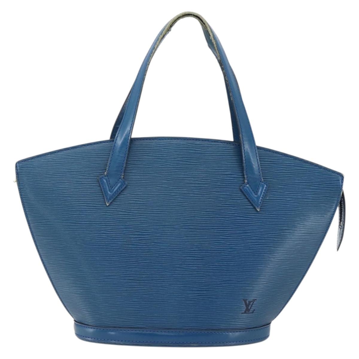 LOUIS VUITTON Epi Saint Jacques Shoulder Bag Blue M52275 LV Auth 169873