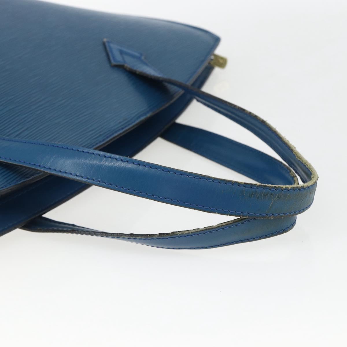 LOUIS VUITTON Epi Saint Jacques Shoulder Bag Blue M52275 LV Auth 169873