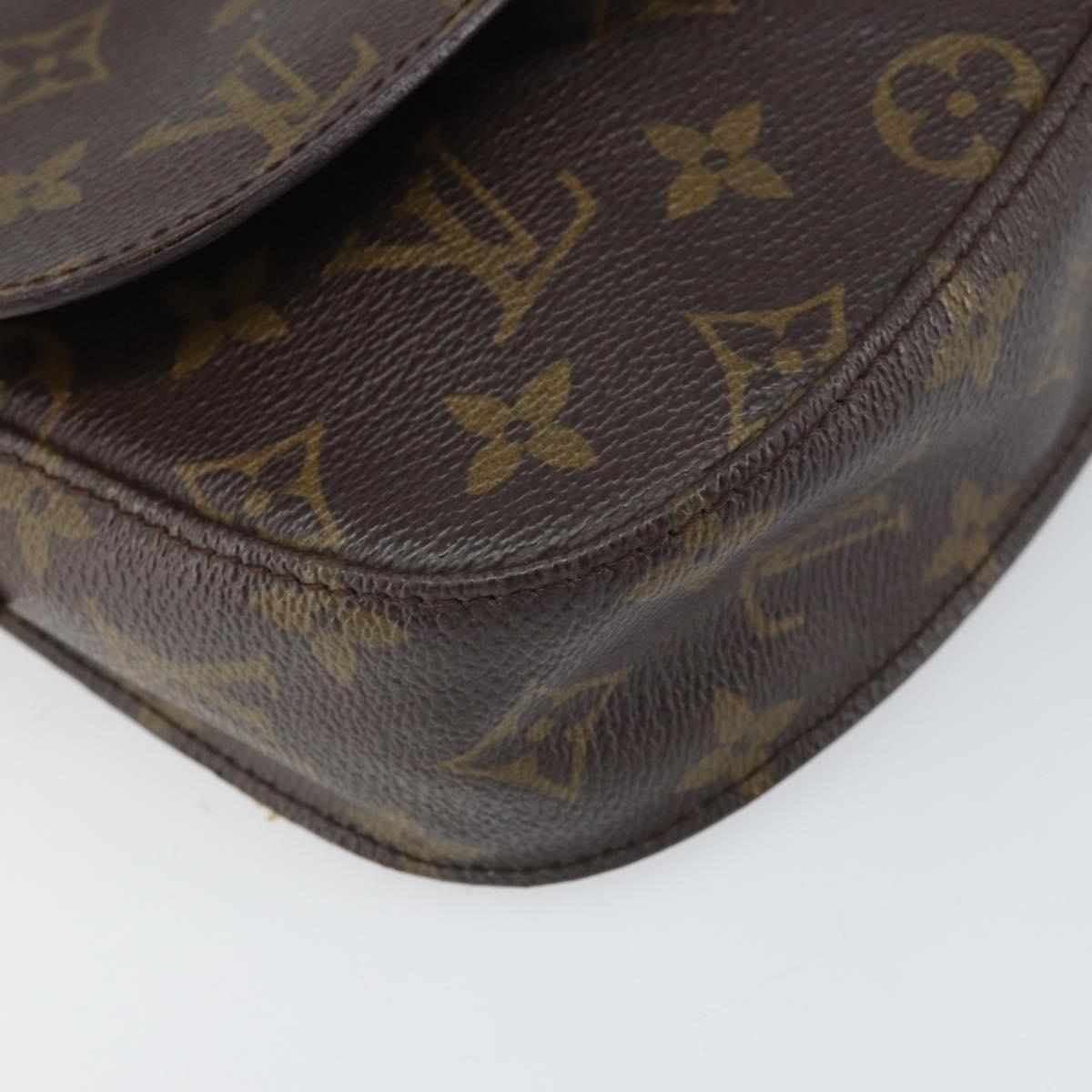 LOUIS VUITTON Monogram Saint Cloud PM Shoulder Bag M51244 LV Auth 169880