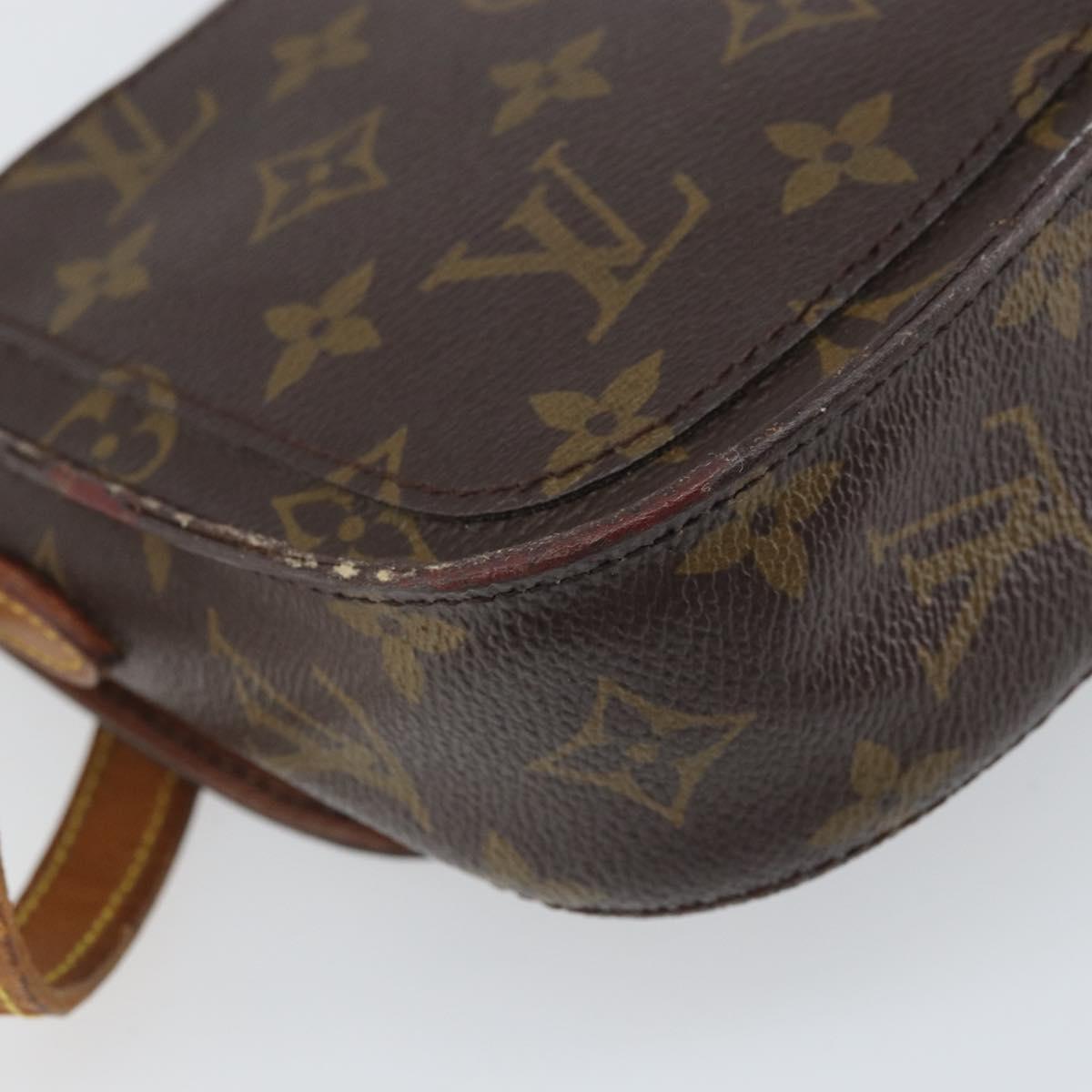 LOUIS VUITTON Monogram Saint Cloud PM Shoulder Bag M51244 LV Auth 169880