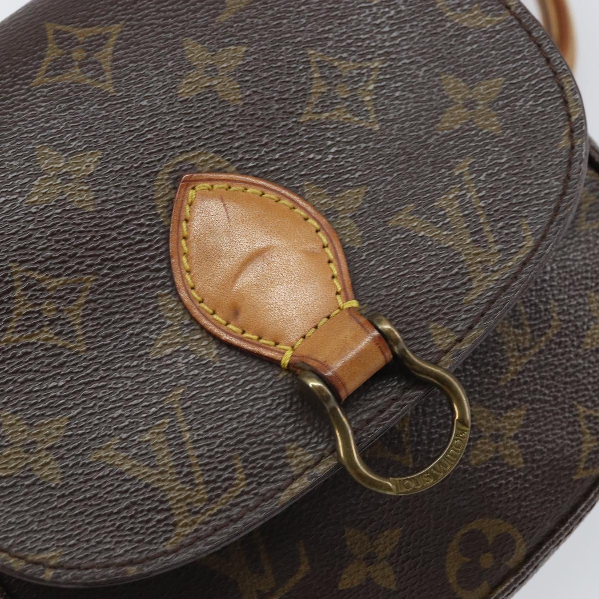 LOUIS VUITTON Monogram Saint Cloud PM Shoulder Bag M51244 LV Auth 169880
